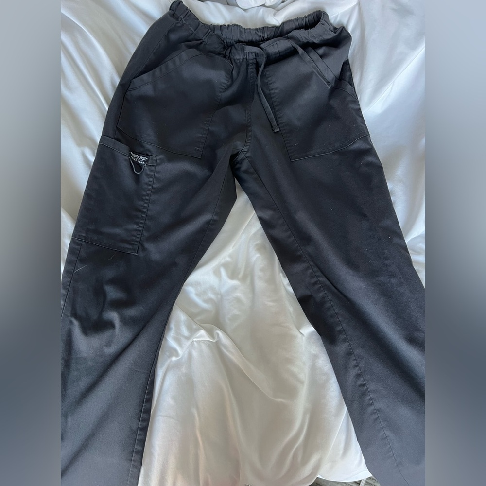 Cherokee Dark Grey Scrub Bottoms XS